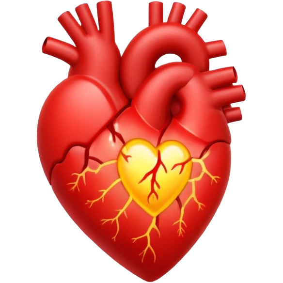 heart showing high pressure emoji
