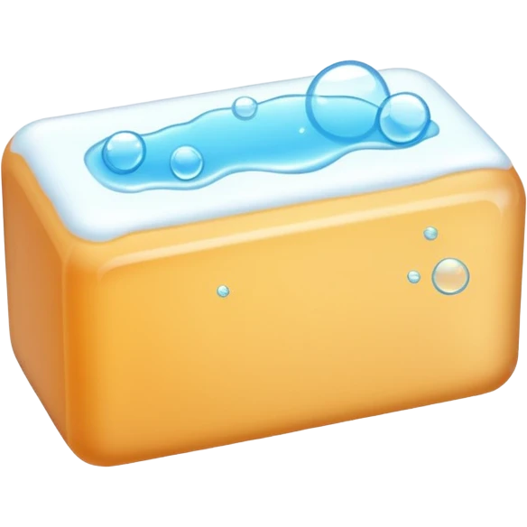 soap bar with bubbles emoji