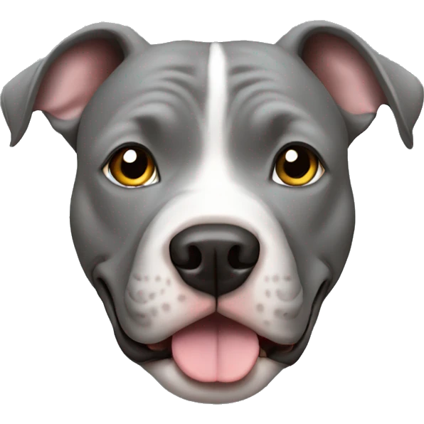 Gray pitbull emoji