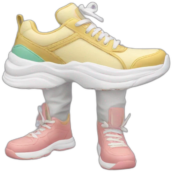 Fancy sneakers  emoji