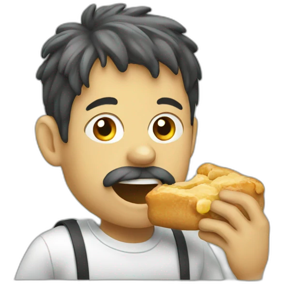 Yorkshire eating emoji