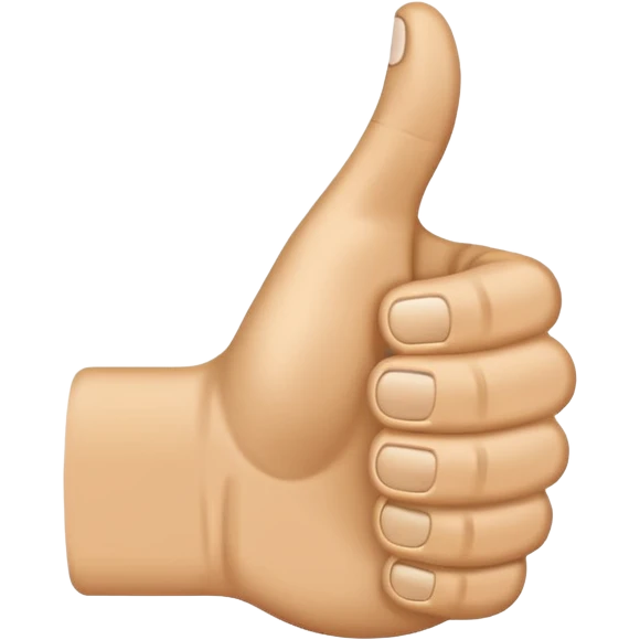 Sarcastic thumbs up emoji