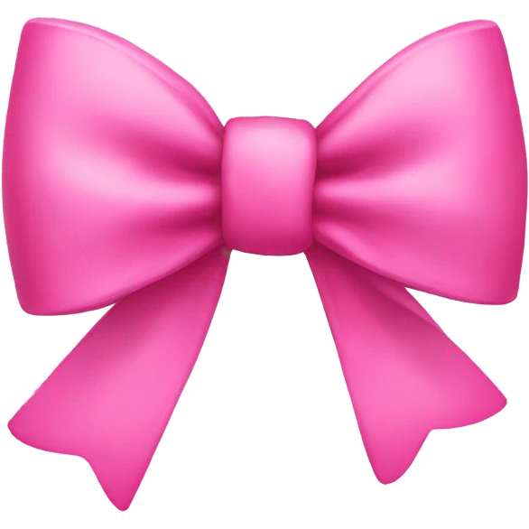 Pink bow emoji