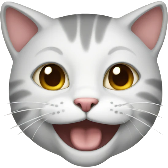 Happy cat emoji
