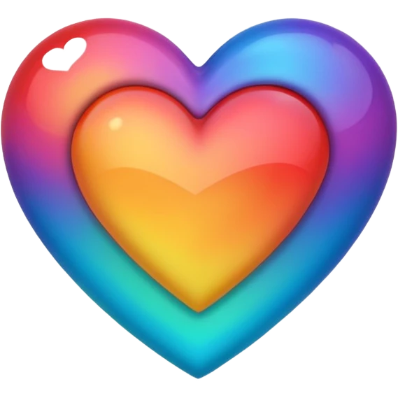 Cœur multicolore  emoji