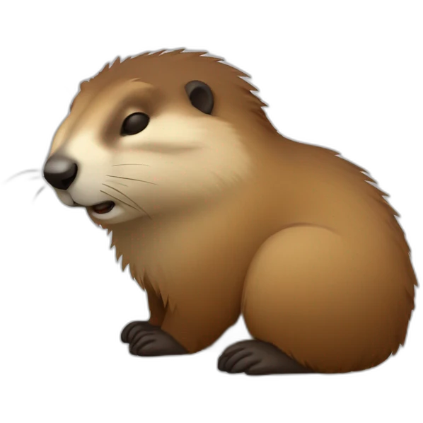 Sleepy marmot emoji