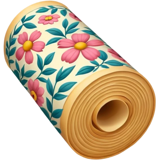 A roll of wallpaper  emoji