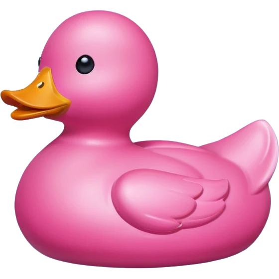 pink toy duck emoji