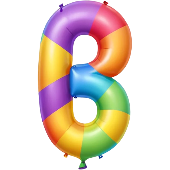 Number in ballon emoji