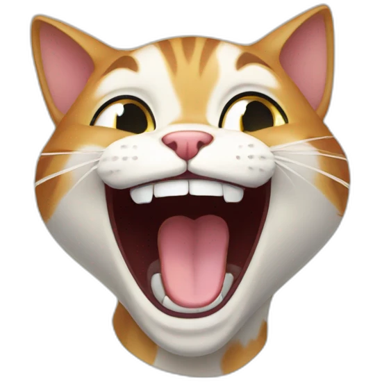 cat laughing emoji