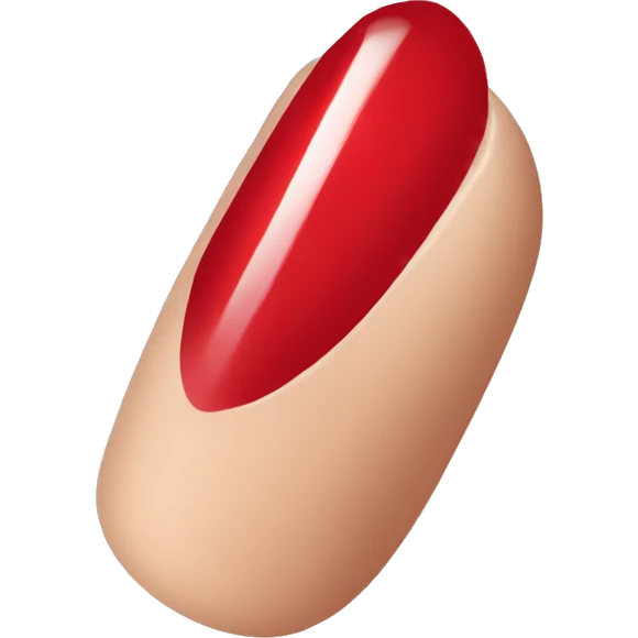 red nail emoji