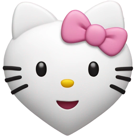 Hello kitty heart  emoji
