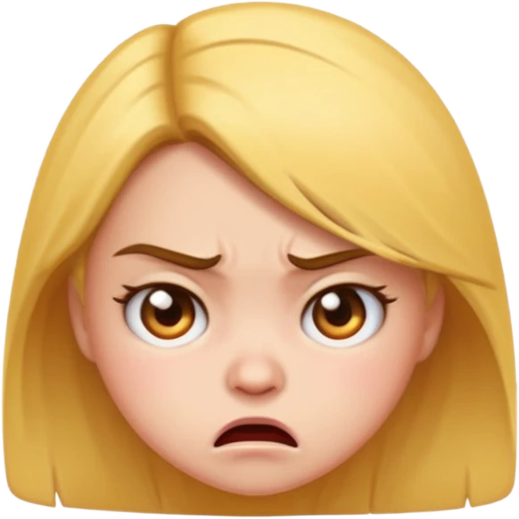 annoyed cute angry girl emoji emoji