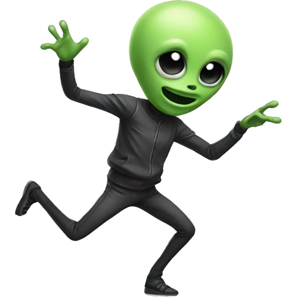 alien dancing emoji
