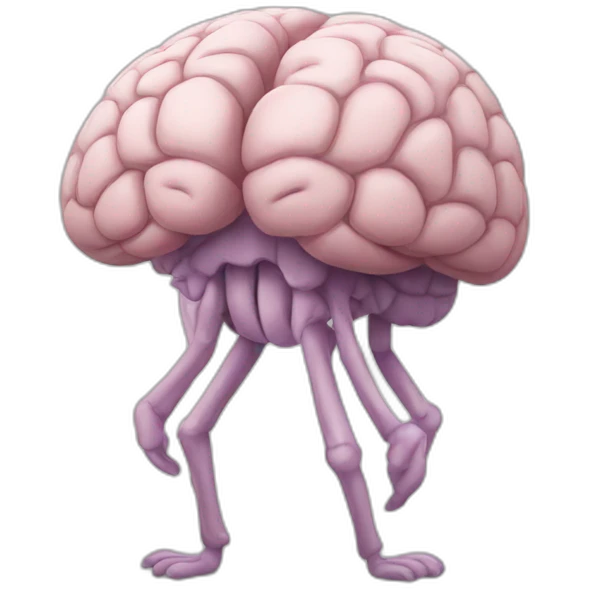 brain-with-legs emoji