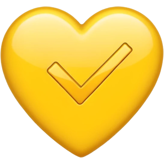 Желтая галочка emoji