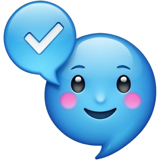 Centang biru emoji