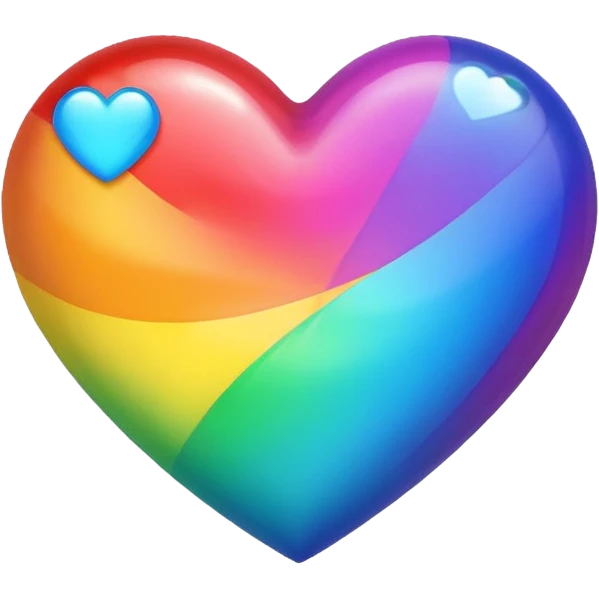 rainbow heart emoji