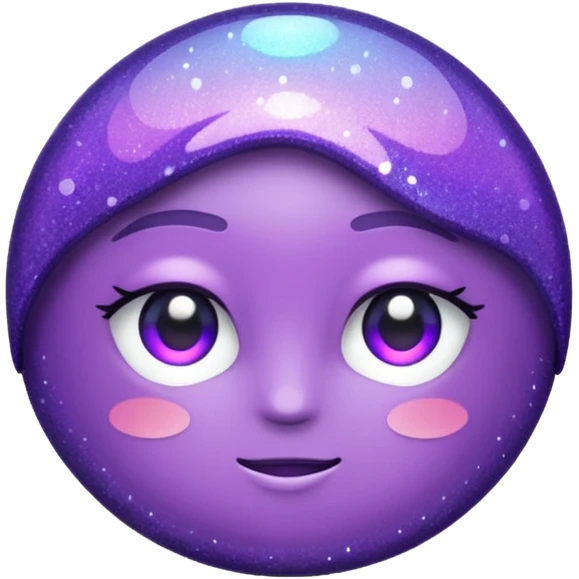 glitter purple pity emoji