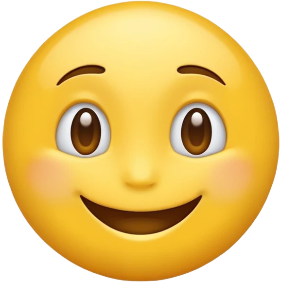 Emoji, yellow round teasing smile emoji