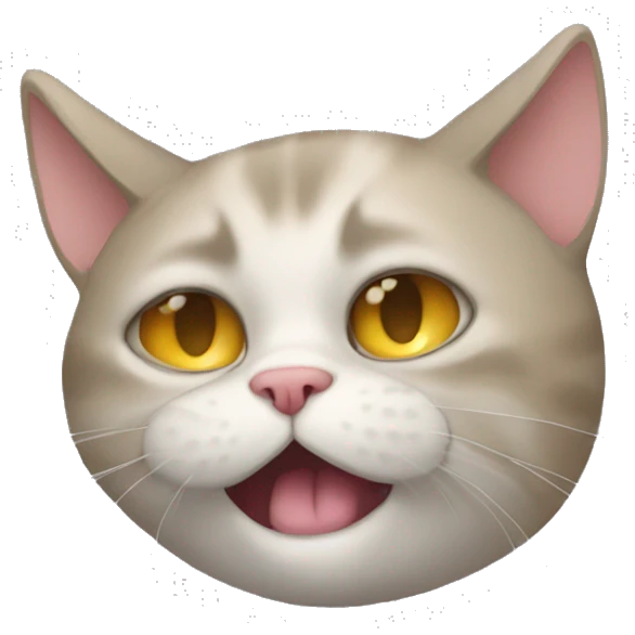 catatonic cat emoji