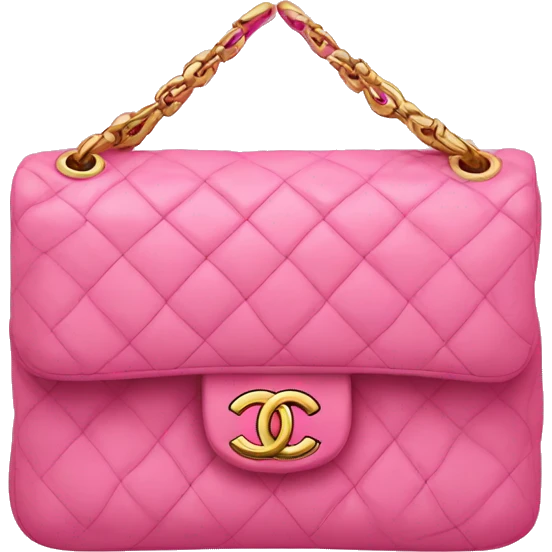 Pink Chanel bag emoji