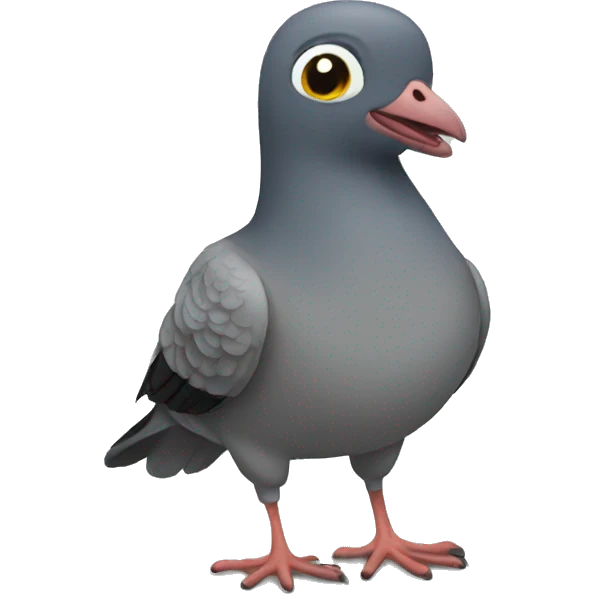 this is fine meme with pigeon emoji