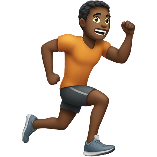 Me running  emoji