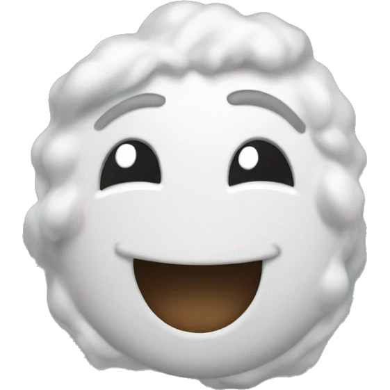 a white sploosh emoji