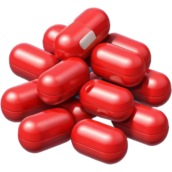 red medicines emoji