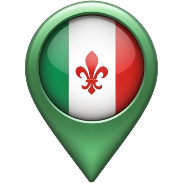location pin italy green emoji