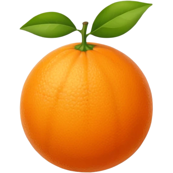 Flat Orange emoji