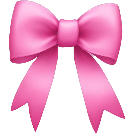 pink bow emoji