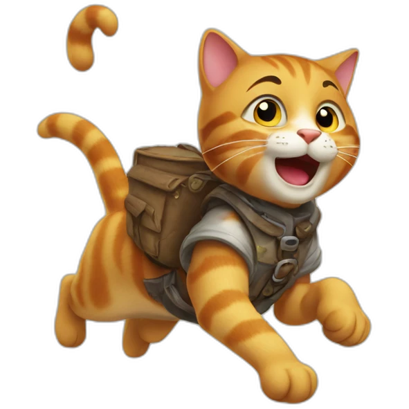 Puss-boots-runs-after-mouse emoji