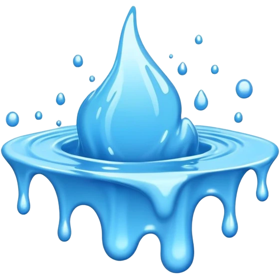 light blue splash of color emoji