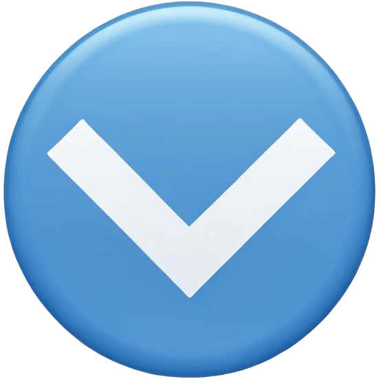 Make me an emoji that theirs a blue circle and inside of the circle is blue bot they should be a white tick inside the circle  emoji