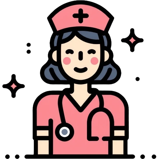 nurse with stethoscope emoji