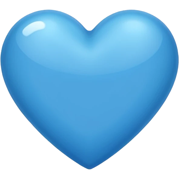 cerulean blue heart emoji emoji