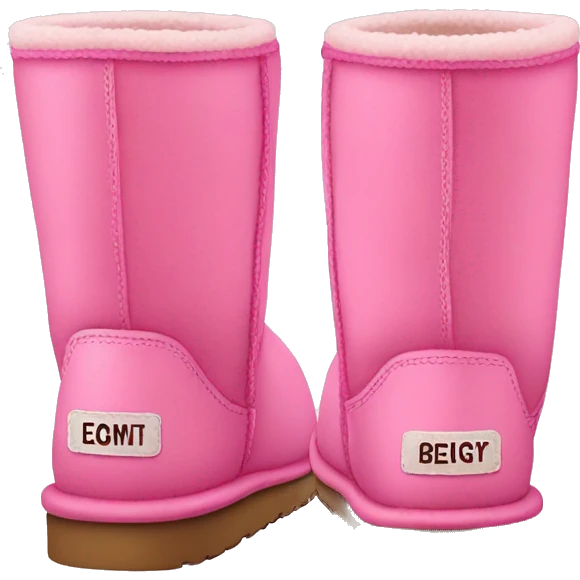 Pink Uggs emoji