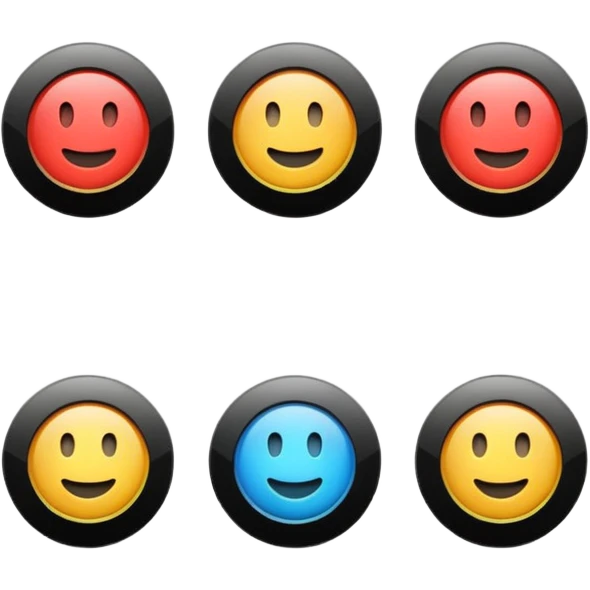 Play buttons black emoji