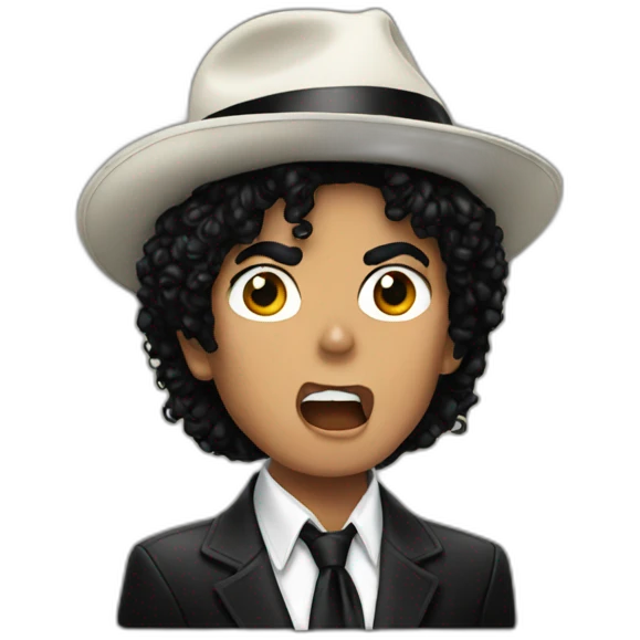 michael Jackson shocked emoji
