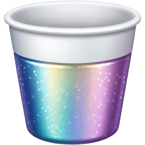 glitter white cup emoji