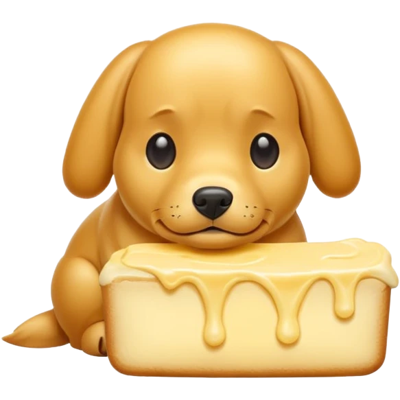 Butter dog emoji