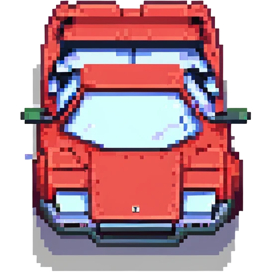 красная Lamborghini Countach, no background emoji