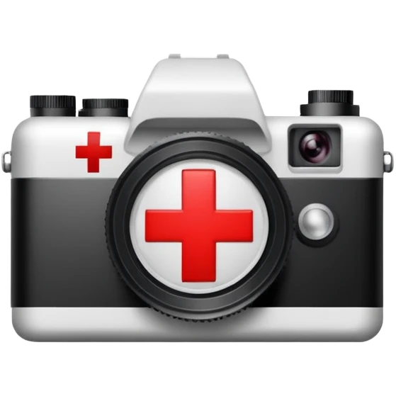 camera film strip with red cross written on it using sharpie emoji
