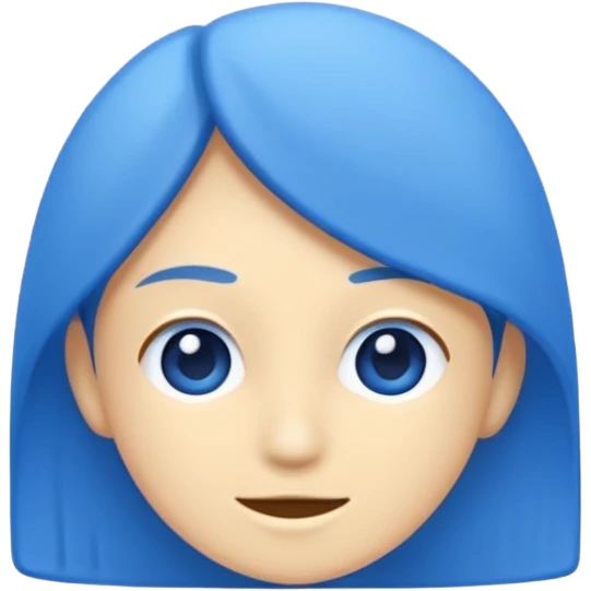 Centang biru dengan ada centang berwarna putih dan bentuk lingkaran warna biru emoji