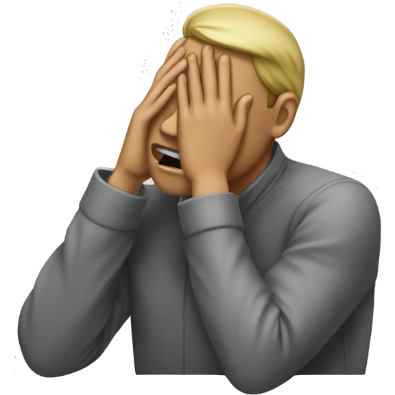 facepalm emoji