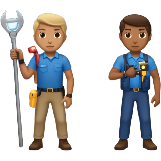 two guys trespassing a house emoji