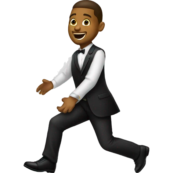 Usher doing the usher slide emoji