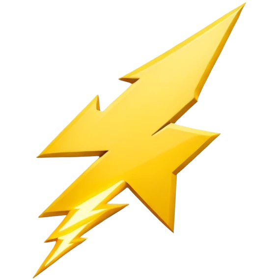 i want a lightning icon emoji